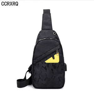 Planet Gates Travel Male Chest Bag Men's Messenger Bag Multi-function Waterproof Shoulder Bags