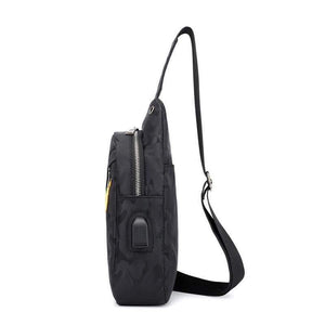 Planet Gates Travel Male Chest Bag Men's Messenger Bag Multi-function Waterproof Shoulder Bags