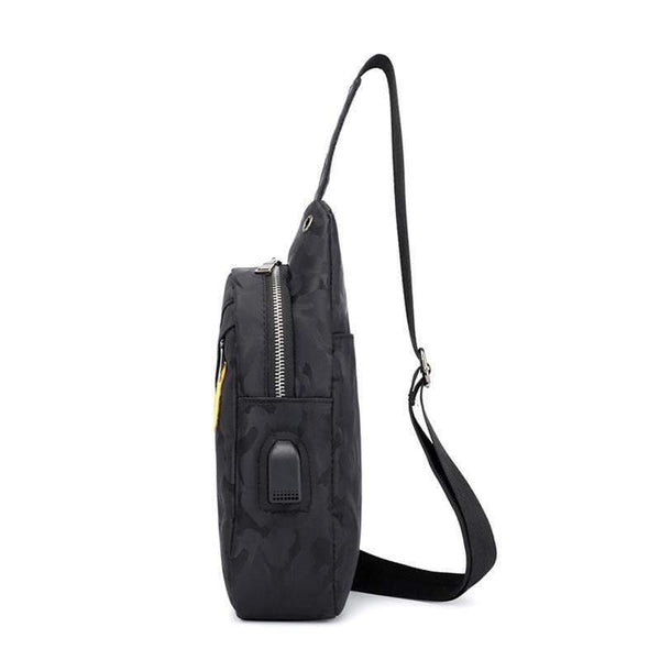 Planet Gates Travel Male Chest Bag Men's Messenger Bag Multi-function Waterproof Shoulder Bags