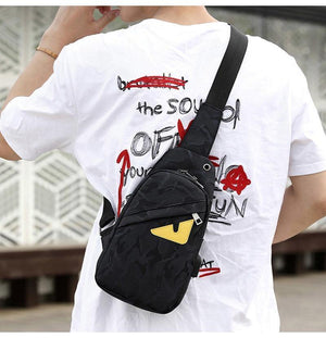 Planet Gates Travel Male Chest Bag Men's Messenger Bag Multi-function Waterproof Shoulder Bags