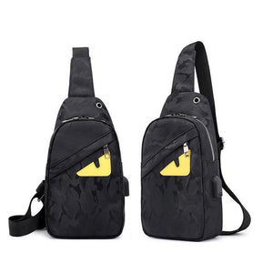 Planet Gates Travel Male Chest Bag Men's Messenger Bag Multi-function Waterproof Shoulder Bags