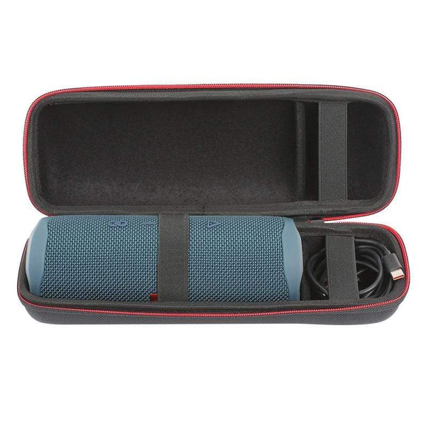 Planet Gates Travel Portable Protective Carrying Case Hard Shell Storage Bag Pouch Cover with Carabiner for JBL Flip 5 Flip5 Speaker