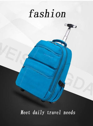 Planet Gates Travel Trolley Bags Women's Trolley Bag Multifunctional Trolley Backpack Travel Suitcase Board Chassis