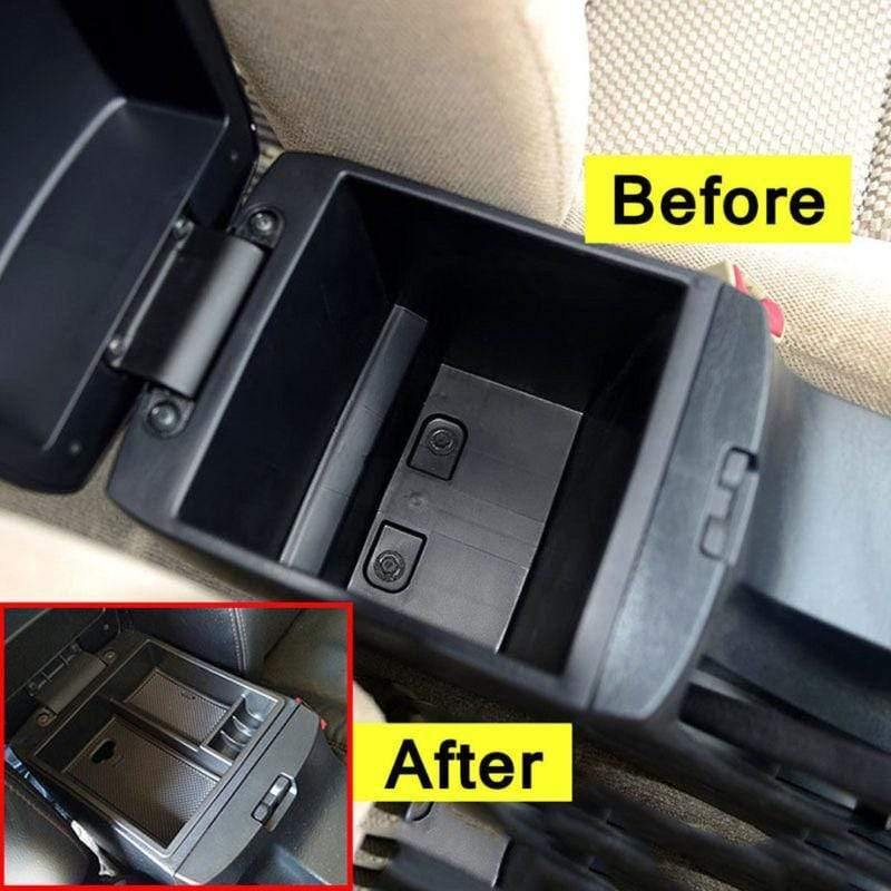Planet Gates Tray Armrest Center Storage Box For Toyota Hilux 2004-2014 Interior Accessories Car-styling