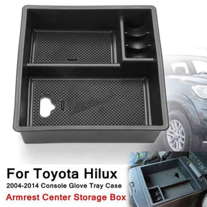 Planet Gates Tray Armrest Center Storage Box For Toyota Hilux 2004-2014 Interior Accessories Car-styling