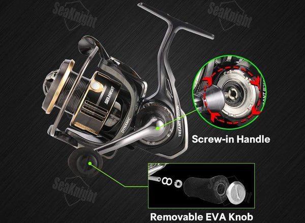 Planet Gates TREANT III Series 5.0:1 5.8:1 Fishing Reel 1000-6000 MAX Drag 28lb Spinning Reel for Fishing Dual Bearing System
