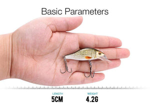 Planet Gates TREHOOK 4g/11g/22g Black Minnow Wobblers Pike Fishing Lure Artificial Bait Hard Swimbait Mini Crankbaits Fishing Tackle Lures