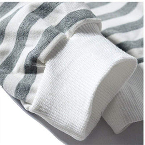 Planet Gates Trend Brand Men Stripe Sweatshirt Tops Men's Fashion Wild Comfortable Hoodies O-Neck Casual Sweatshirts