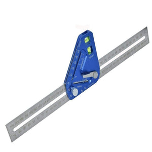 Triangular Level Ruler Multifunctional Woodworking Triangle Ruler Angle Ruler Revolutionary Carpentry Tool Measuring Tools