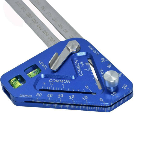 Triangular Level Ruler Multifunctional Woodworking Triangle Ruler Angle Ruler Revolutionary Carpentry Tool Measuring Tools