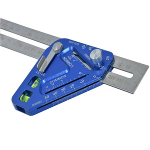 Triangular Level Ruler Multifunctional Woodworking Triangle Ruler Angle Ruler Revolutionary Carpentry Tool Measuring Tools
