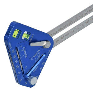 Triangular Level Ruler Multifunctional Woodworking Triangle Ruler Angle Ruler Revolutionary Carpentry Tool Measuring Tools