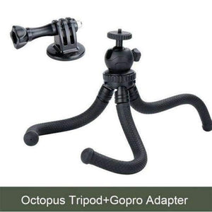 Planet Gates Tripod with Adapter Flexible Desktop Tripod Octopus Style Selfie Stick Stand Holder for Gopro Camera / SLR / DV iphone Samsung phone