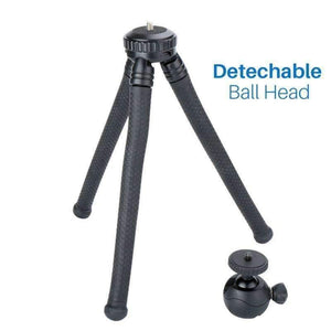 Planet Gates Tripod with Clip Flexible Desktop Tripod Octopus Style Selfie Stick Stand Holder for Gopro Camera / SLR / DV iphone Samsung phone