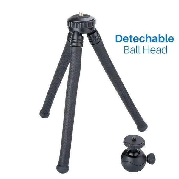 Planet Gates Tripod with Clip Flexible Desktop Tripod Octopus Style Selfie Stick Stand Holder for Gopro Camera / SLR / DV iphone Samsung phone