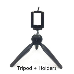 Planet Gates Tripod with holder1 Tripod with Holder Mount / Selfie Portable Camera Tabletop Travel Tripod for iPhone 7 Plus Sony Samsung Mobile Phone