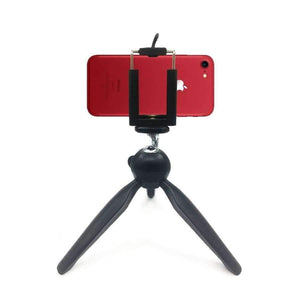 Planet Gates Tripod with holder2 Tripod with Holder Mount / Selfie Portable Camera Tabletop Travel Tripod for iPhone 7 Plus Sony Samsung Mobile Phone