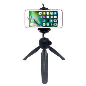 Planet Gates Tripod with holder2 Tripod with Holder Mount / Selfie Portable Camera Tabletop Travel Tripod for iPhone 7 Plus Sony Samsung Mobile Phone