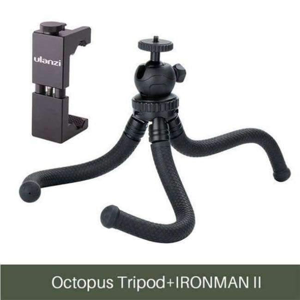 Planet Gates Tripod with IronMan Flexible Desktop Tripod Octopus Style Selfie Stick Stand Holder for Gopro Camera / SLR / DV iphone Samsung phone