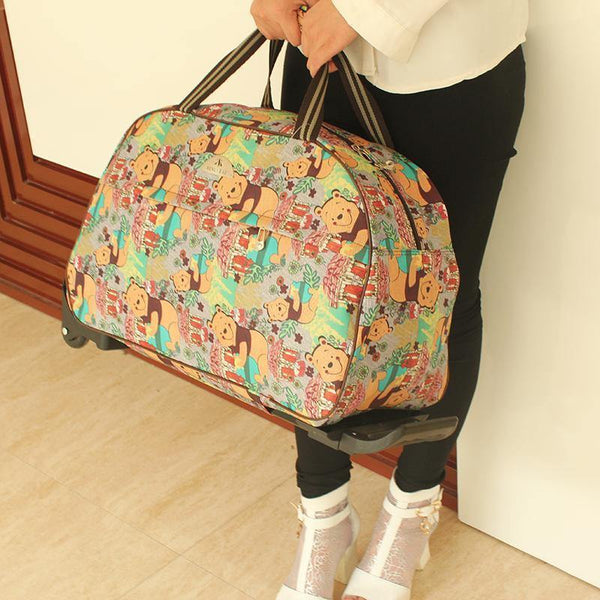 Planet Gates Trolley Travel Bags Suitcase on wheels valise bagages roulettes Hand Trolley Unisex Bag Sac Board Chassis Package