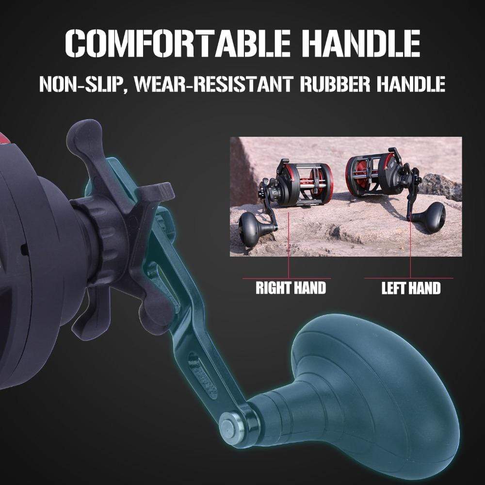 Planet Gates Trolling Drum Fishing Reels DTR-30 Left/Right Hand 3+1BB Trolling Drum Fishing Reel  Max Drag 28kg Pesca