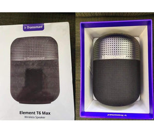 Planet Gates Tronsmart Element T6 Max 60W Wireless Waterproof Bluetooth Speaker With 360 Stereo Sound Deep Bass IPX5 NFC Home Theater Column (T6 MAX)