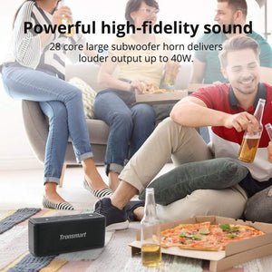 Planet Gates Tronsmart Mega Bluetooth 5.0 Speaker Portable Speaker 40W Colums Touch Control Soundbar support Voice Assistant,NFC,MicroSD