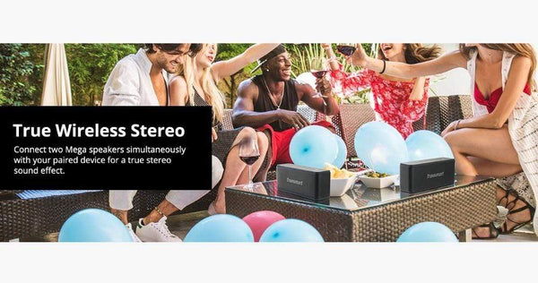 Planet Gates Tronsmart Mega Bluetooth 5.0 Speaker Portable Speaker 40W Colums Touch Control Soundbar support Voice Assistant,NFC,MicroSD