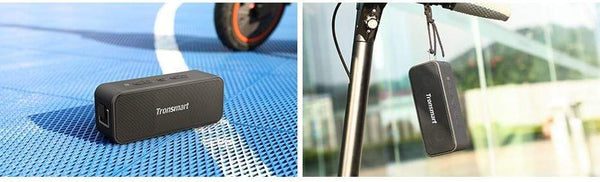 Planet Gates Tronsmart T2 Plus Bluetooth 5.0 Speaker 20W Portable Speaker 24H Column IPX7 Soundbar with NFC,Voice Assistant,Micro SD