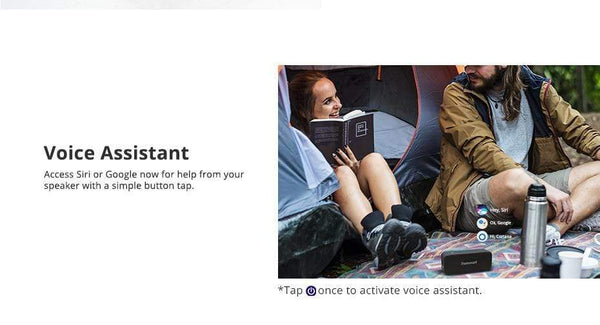 Planet Gates Tronsmart T2 Plus Bluetooth 5.0 Speaker 20W Portable Speaker 24H Column IPX7 Soundbar with NFC,Voice Assistant,Micro SD