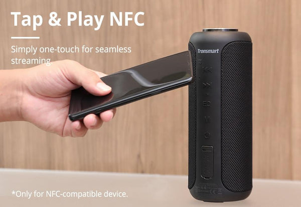 Planet Gates Tronsmart T6 Plus (Upgraded Edition) Bluetooth 5.0 Speaker 40W Portable Speaker IPX6 Column with NFC,TF Card,USB Flash Drive