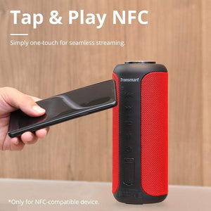 Planet Gates Tronsmart T6 Plus (Upgraded Edition) Bluetooth 5.0 Speaker 40W Portable Speaker IPX6 Column with NFC,TF Card,USB Flash Drive