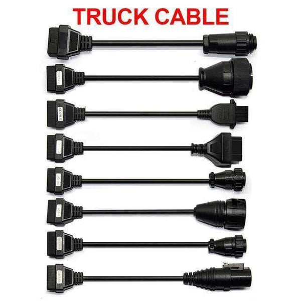 Planet Gates truck cable Truck Cables CDP Pro OBD2 OBDII car cable Trucks Diagnostic tool connect cable 8 PCS Trucks Cables For TCS CDP Plus