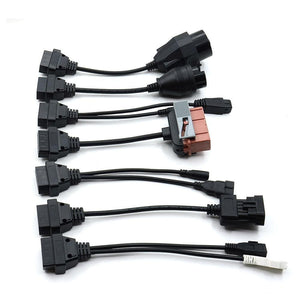 Planet Gates Truck Cables CDP Pro OBD2 OBDII car cable Trucks Diagnostic tool connect cable 8 PCS Trucks Cables For TCS CDP Plus