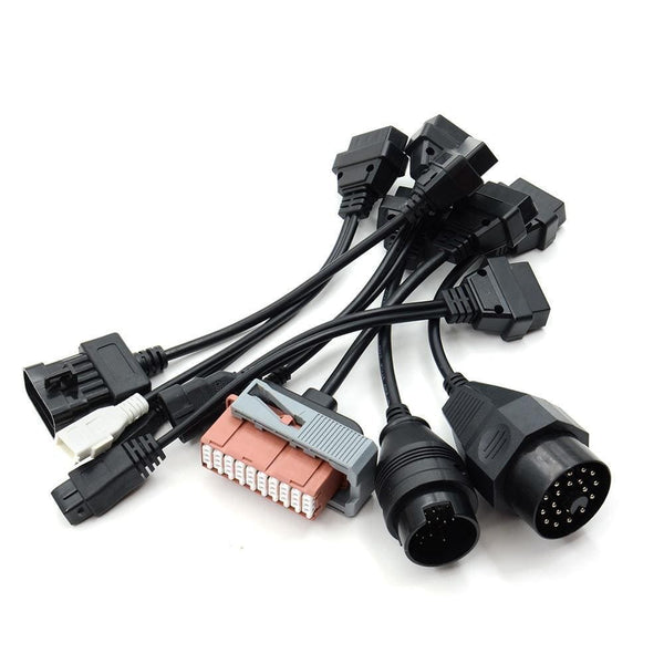 Planet Gates Truck Cables CDP Pro OBD2 OBDII car cable Trucks Diagnostic tool connect cable 8 PCS Trucks Cables For TCS CDP Plus