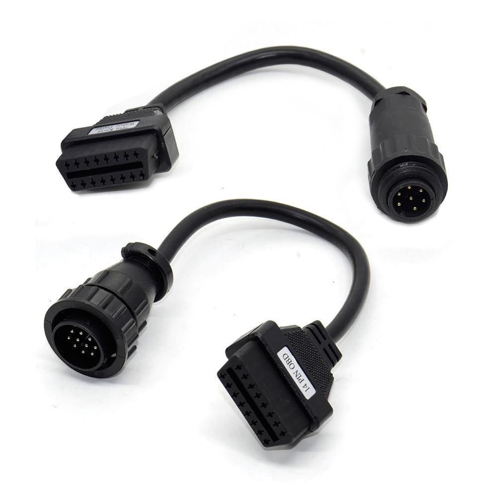 Planet Gates Truck Cables CDP Pro OBD2 OBDII car cable Trucks Diagnostic tool connect cable 8 PCS Trucks Cables For TCS CDP Plus
