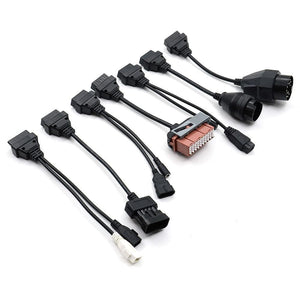 Planet Gates Truck Cables CDP Pro OBD2 OBDII car cable Trucks Diagnostic tool connect cable 8 PCS Trucks Cables For TCS CDP Plus