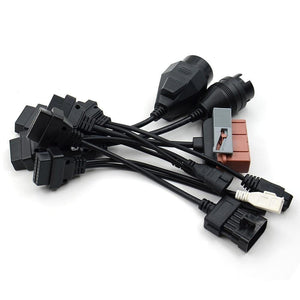 Planet Gates Truck Cables CDP Pro OBD2 OBDII car cable Trucks Diagnostic tool connect cable 8 PCS Trucks Cables For TCS CDP Plus