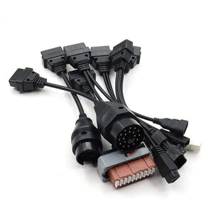 Planet Gates Truck Cables CDP Pro OBD2 OBDII car cable Trucks Diagnostic tool connect cable 8 PCS Trucks Cables For TCS CDP Plus