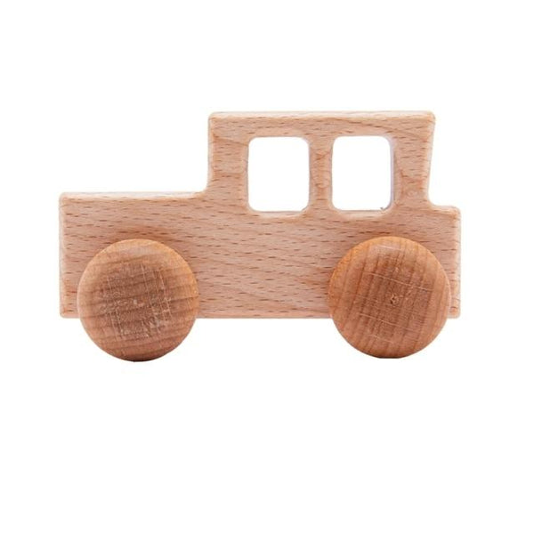 Planet Gates Truck style 2 Wooden Child Block For Babies BPA Free Organic Beech Animal Shape Baby Toy Car Montessori Toys Brain Game Handmade Crafts Gifts