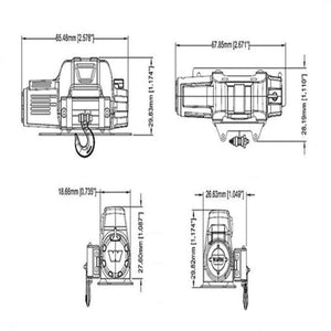 Planet Gates TRX4 KM2 Generation 1/10 Simulation RC Climbing Car Radio Control Full Metal Winch D90 SCX10 Electric Winch