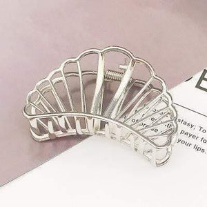 Extravagant Large Leaves Geometric Hair Claw For Women Girls Clamps Hair Crab Metal  Hair Clip Accessories Headwear