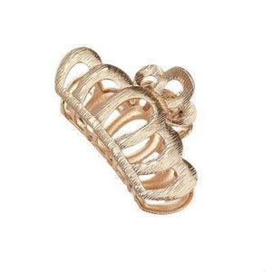 Extravagant Large Leaves Geometric Hair Claw For Women Girls Clamps Hair Crab Metal  Hair Clip Accessories Headwear