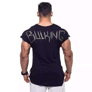 Planet Gates Tshirt 2018 New Printing Skull Summer Short Sleeved T-shirt Men Cotton Muscle Bodybuilding Train O-neck Shirt High-quality