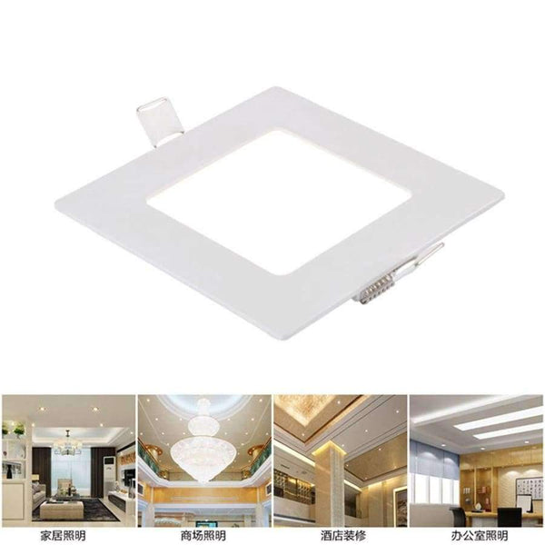 Planet Gates TSLEEN Round/Square Recessed Ceiling Lamp LED Panel Down Lights For Home Commercial Cool Warm White LED AC 85-265V