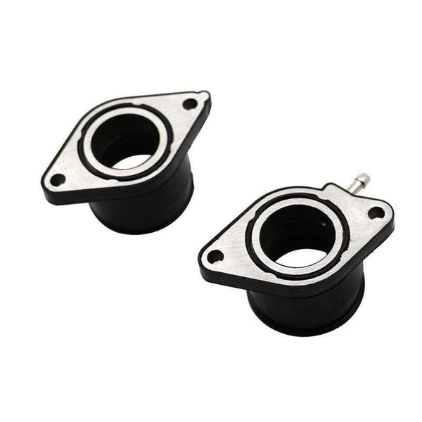 Planet Gates TT600 Carburetor Adapter Holders INSULATORS Intake Manifold Carb Joint Boots set for For Yamaha TT 600 1984 - 1989 /1993 - 1997