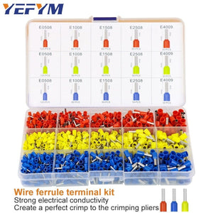 Planet Gates Tubular Terminal Crimping Pliers HSC8 6-4/6-6/16-6（max 0.08-16mm²）wire mini Ferrule crimper tools YEFYM Household electrical kit