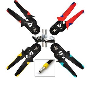 Planet Gates Tubular Terminal Crimping Tool Mini Electrician's Pliers Hand Tools HSC8 6-4 0.06-10mm2 28-7AWG High Precision Pliers Set