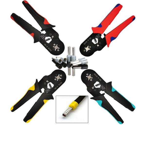 Planet Gates Tubular Terminal Crimping Tool Mini Electrician's Pliers Hand Tools HSC8 6-4 0.06-10mm2 28-7AWG High Precision Pliers Set