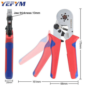 Planet Gates Tubular Terminal Crimping Tools Mini Electrical Pliers HSC8 6-4A/6-4 0.25-10mm² 23-7AWG 6-6 0.25-6mm² High Precision Clamp Sets